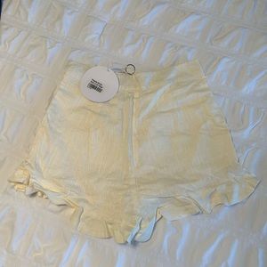 NWT Princess Polly Priyanka Shorts White
